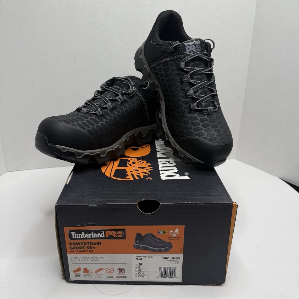 Timberland PRO Powertrain Sport SD+ Alloy Toe Work Shoes Women 10 Black